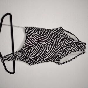 NWT Kate Spade Women's Black/White/One Shoulder One-Piece Swimsuit Size XS